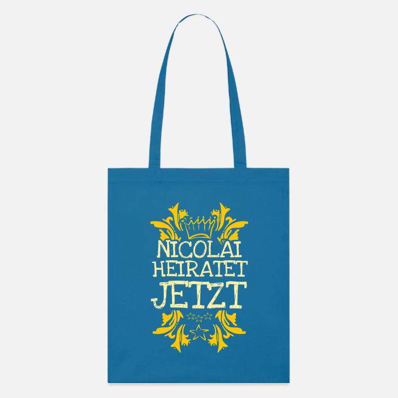 Bachelor Nicolai - Tote bag bio Stanley/Stella - bleu royal