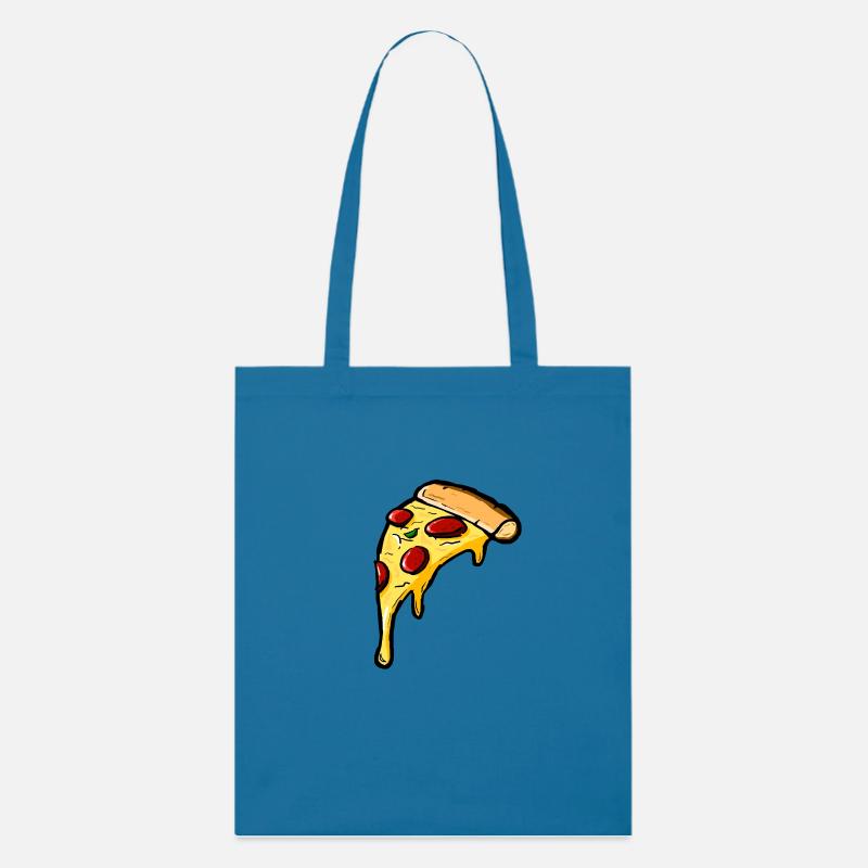 Pizza - Stanley/Stella Bio-Stoffbeutel - Königsblau