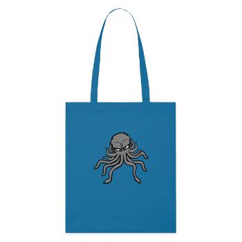 Oktopus Kraken Tintenfisch Kopffüßer böser Blick - Stanley/Stella Bio-Stoffbeutel - Königsblau - Vorne