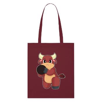 Bull Bowling Boule de bowling - Tote bag bio Stanley/Stella - bordeaux - Devant