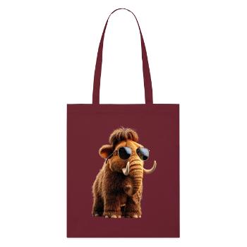Mammouth Mammouth Laineux Âge glaciaire Mammouths Mammouth Doux - Tote bag bio Stanley/Stella - bordeaux - Devant