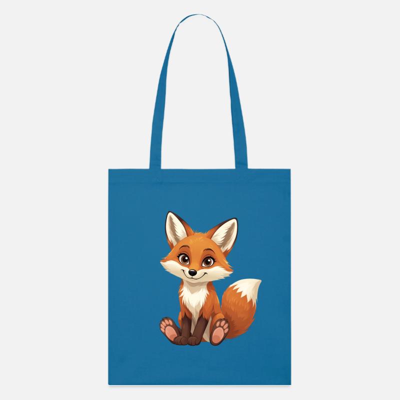 Dessin animé câlin Renard – Ami mignon de la forêt - Tote bag bio Stanley/Stella - bleu royal