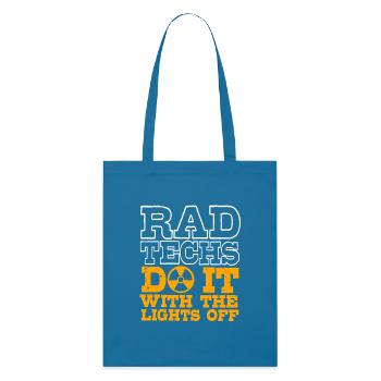 MRT Radiologe Radiologie Rad Tech Röntgen - Stanley/Stella Bio-Stoffbeutel - Königsblau - Vorne