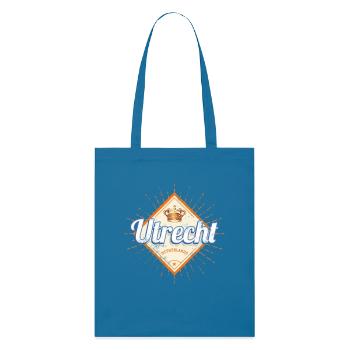 Utrecht aux Pays-Bas Ville rétro Hollande souvenir - Tote bag bio Stanley/Stella - bleu royal - Devant