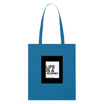 Voyage de la vie - Tote bag bio Stanley/Stella - bleu royal - Devant