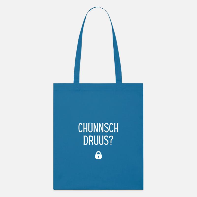 Chunnsch druus? - Stanley/Stella Bio-Stoffbeutel - Königsblau