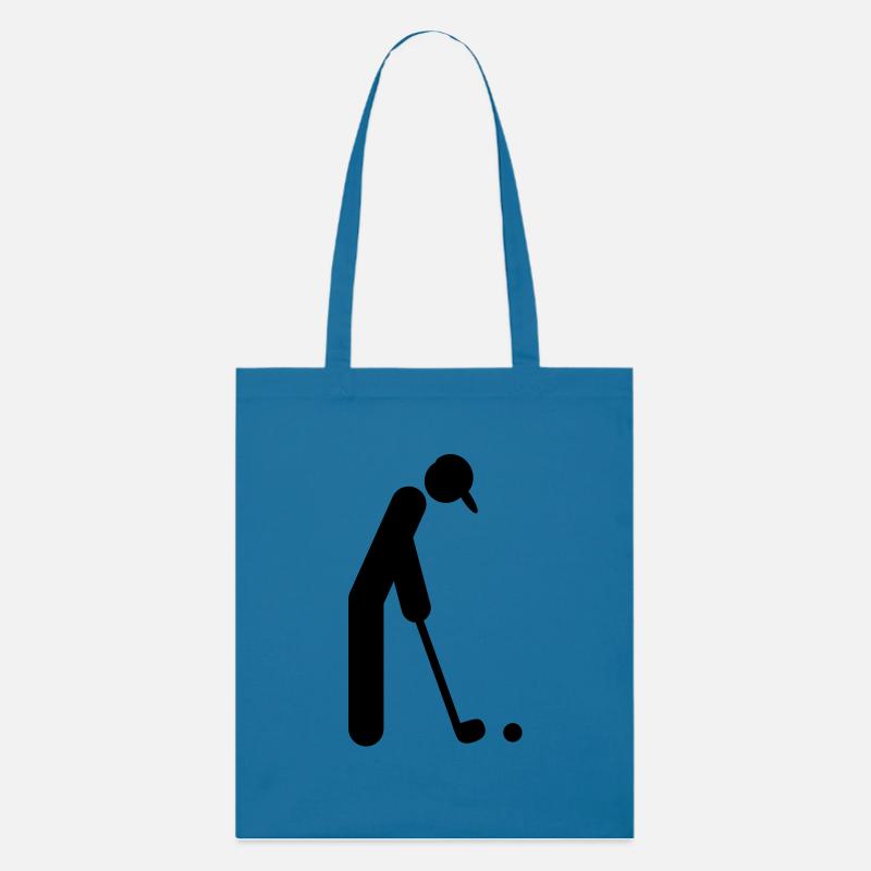 golfer_f1 - Stanley/Stella Bio-Stoffbeutel - Königsblau