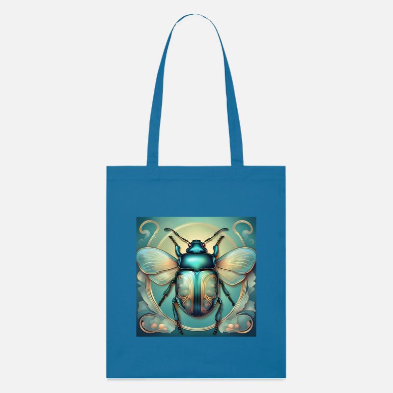 Fantaisie d'insecte turquoise - Tote bag bio Stanley/Stella - bleu royal
