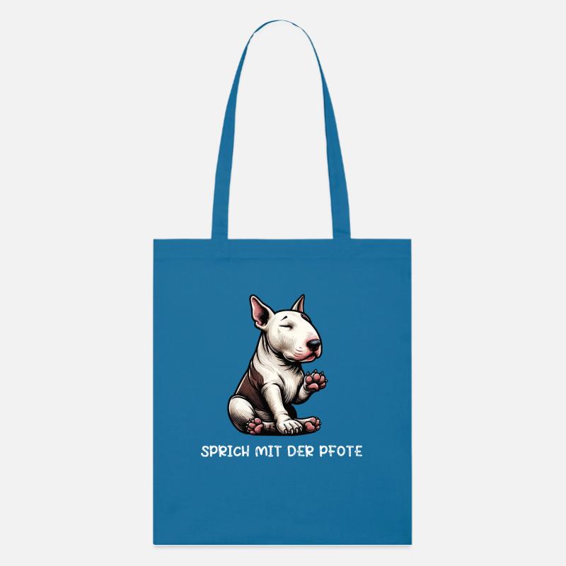 Talk Paw Miniature Bull Terrier Bully - Tote bag bio Stanley/Stella - bleu royal