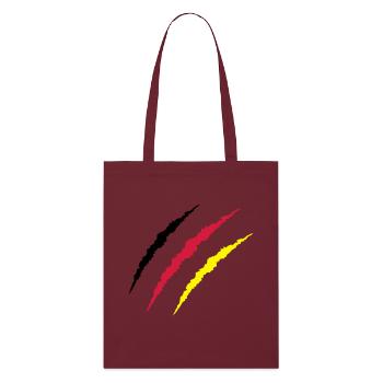 krallen_deutschland - Tote bag bio Stanley/Stella - bordeaux - Devant