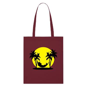 sieste mexicaine - Tote bag bio Stanley/Stella - bordeaux - Devant