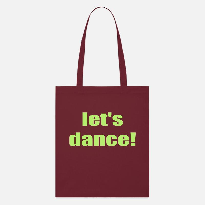 let's dance - Tote bag bio Stanley/Stella - bordeaux