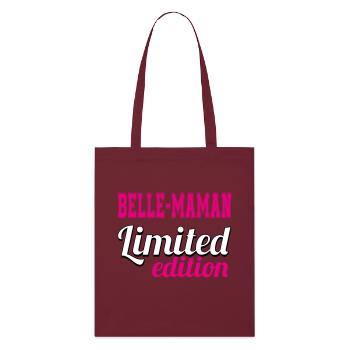 BELLE MAMAN LIMITED EDITION - Tote bag bio Stanley/Stella - bordeaux - Devant