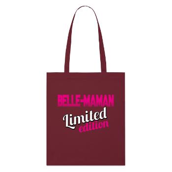 BELLE MAMAN LIMITED EDITION - Tote bag bio Stanley/Stella - bordeaux - Devant