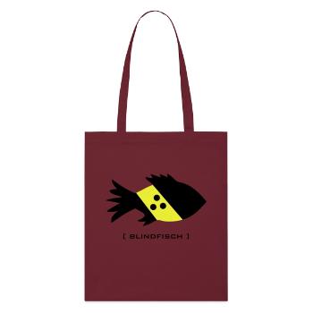 poissons aveugles, aveugles maladroit dork aveugle - Tote bag bio Stanley/Stella - bordeaux - Devant