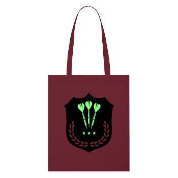 Pinces Armoiries - Tote bag bio Stanley/Stella - bordeaux - Devant