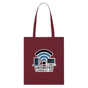 EN LIGNE - Tote bag bio Stanley/Stella - bordeaux - Devant