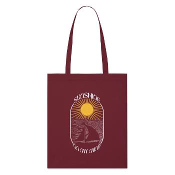 Graphique Mer Voilier pour Capitaine - Tote bag bio Stanley/Stella - bordeaux - Devant