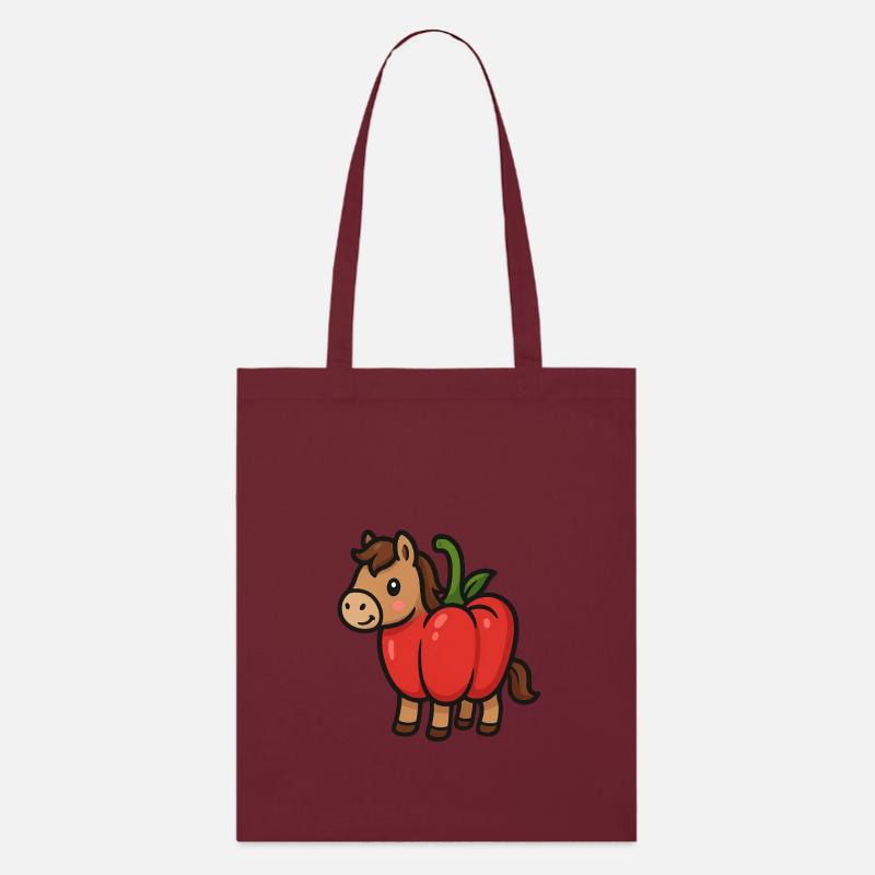 Frange au poivre - Tote bag bio Stanley/Stella - bordeaux