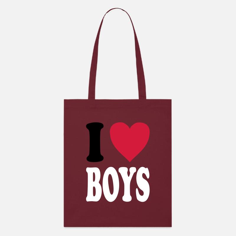 J'adore BOYS - Tote bag bio Stanley/Stella - bordeaux