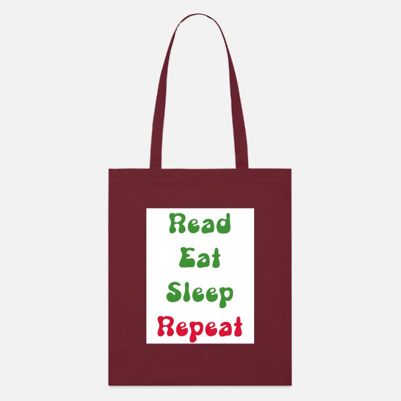 Répéter l’autocollant - Tote bag bio Stanley/Stella - bordeaux