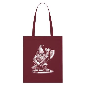 Lumberjack - Stanley/Stella Organic Tote Bag - burgundy - Front