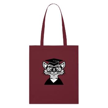 Remise des diplômes universitaires Chat Graduation Réussi - Tote bag bio Stanley/Stella - bordeaux - Devant
