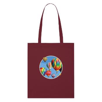 Balloon - Stanley/Stella Organic Tote Bag - burgundy - Front