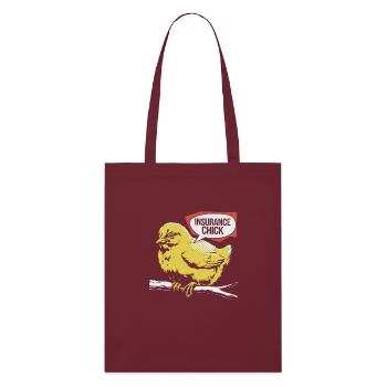 Un message fort pour les femmes dans le secteur de l’assurance - Tote bag bio Stanley/Stella - bordeaux - Devant
