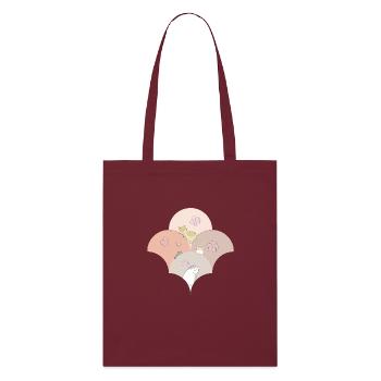 Chaton Kawaii - Tote bag bio Stanley/Stella - bordeaux - Devant