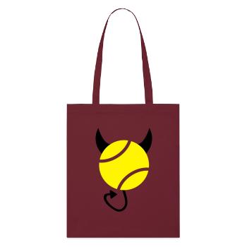 Tennis Devil - Tote bag bio Stanley/Stella - bordeaux - Devant