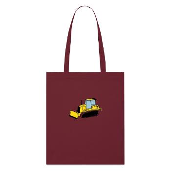 Chenille de chantier - Tote bag bio Stanley/Stella - bordeaux - Devant