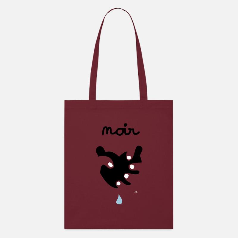 noirdesirrouge - Stanley/Stella Bio-Stoffbeutel - Burgunderrot