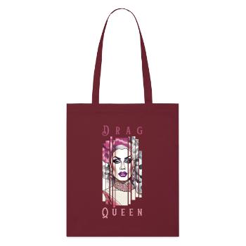 DragQueen - Tote bag bio Stanley/Stella - bordeaux - Devant