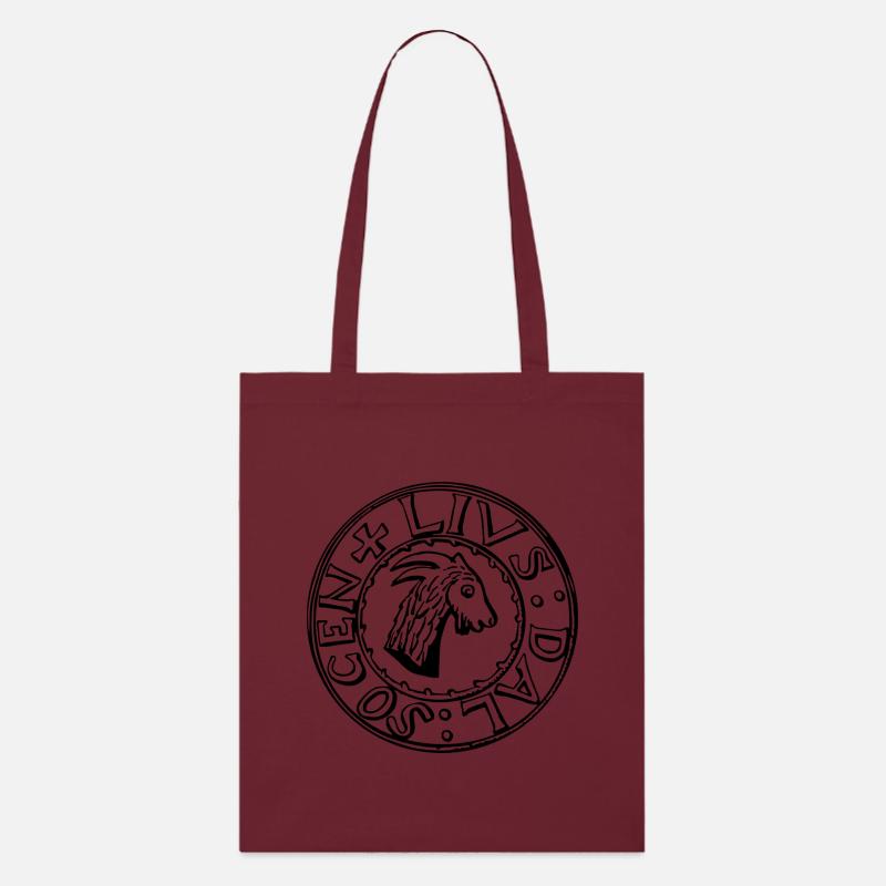 Ljusdal - Stanley/Stella Organic Tote Bag - burgundy