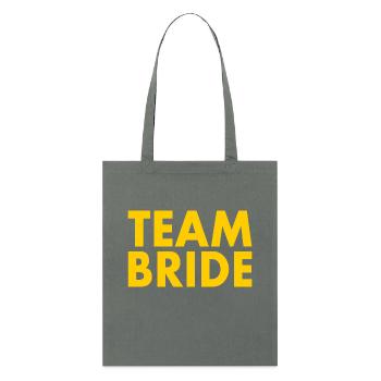 Team bride - Tote bag bio Stanley/Stella - charbon - Devant