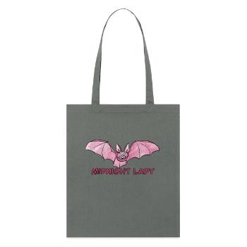 Midnight Lady / Bat / Baby / Gothic / Night - Stanley/Stella Organic Tote Bag - anthracite - Front