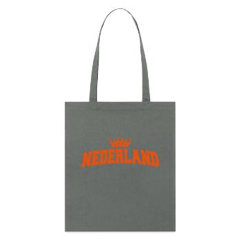 nederland met kroon - Stanley/Stella Bio-Stoffbeutel - Anthrazit - Vorne