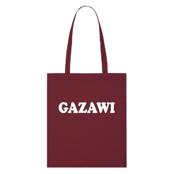 Gazawi gaza - Tote bag bio Stanley/Stella - bordeaux - Devant