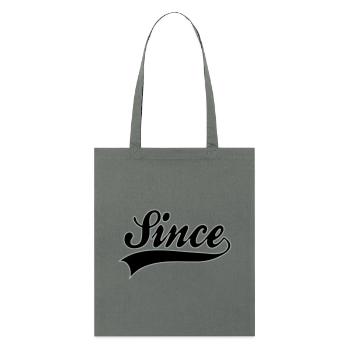 Anniversaire - Since à personnaliser - Tote bag bio Stanley/Stella - charbon - Devant