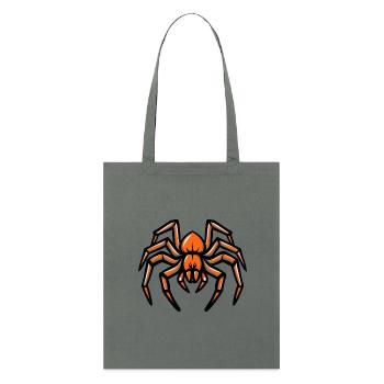 Tarantula Comic - Stanley/Stella Bio-Stoffbeutel - Anthrazit - Vorne
