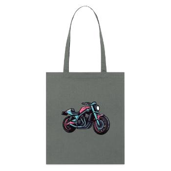 Motard - Tote bag bio Stanley/Stella - charbon - Devant