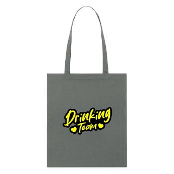 Drinking Team - Stanley/Stella Bio-Stoffbeutel - Anthrazit - Vorne