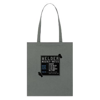 Soudeurs - Tote bag bio Stanley/Stella - charbon - Devant
