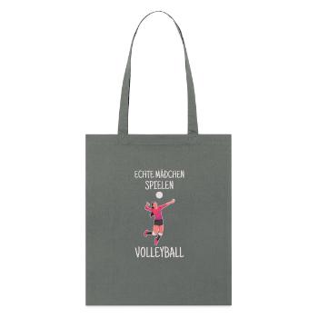 Volleyball filles - Tote bag bio Stanley/Stella - charbon - Devant