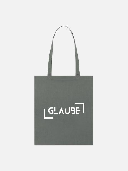 Glaube - Stanley/Stella Bio-Stoffbeutel - Anthrazit