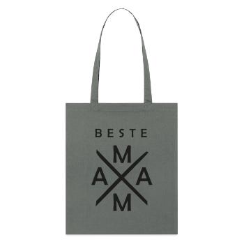 mama beste - Stanley/Stella Bio-Stoffbeutel - Anthrazit - Vorne