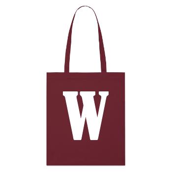 W - Tote bag bio Stanley/Stella - bordeaux - Devant