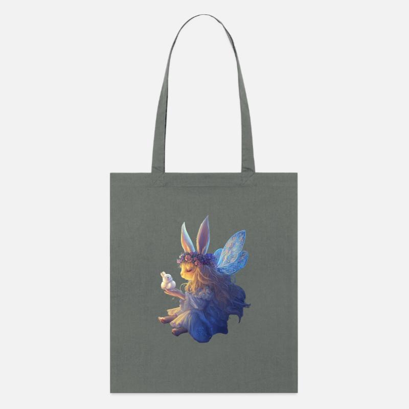 Lapin Fée - Tote bag bio Stanley/Stella - charbon