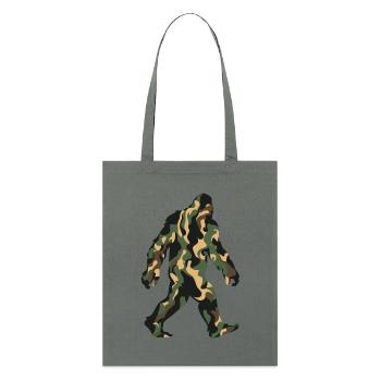 Foulée de Sasquatch de camouflage - Tote bag bio Stanley/Stella - charbon - Devant